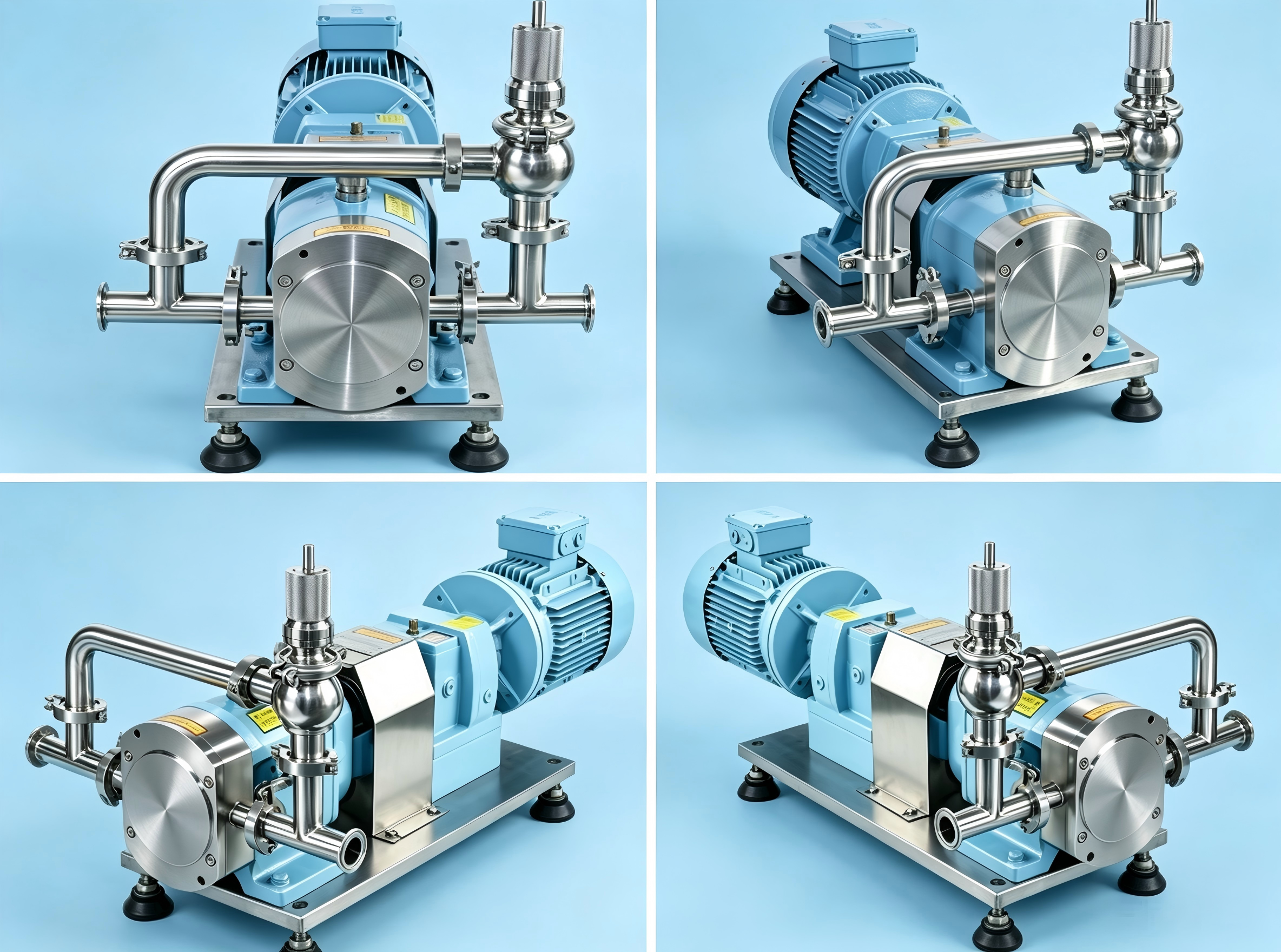 Lobe pump with safety Lobe pump with safety