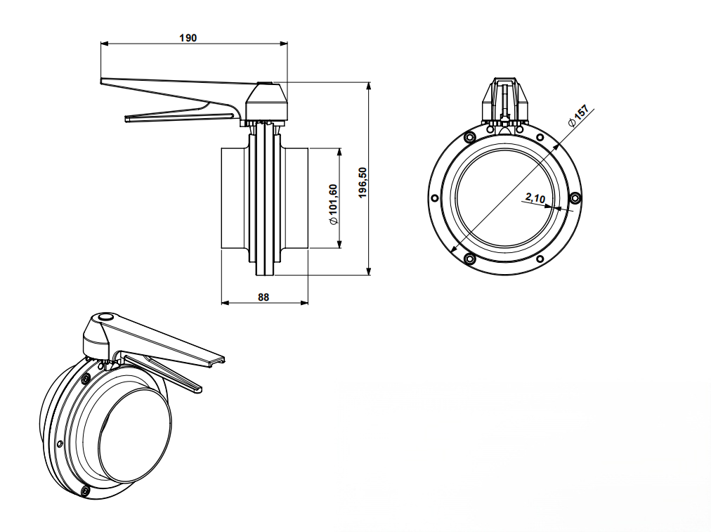 butterfly valve butterfly valve