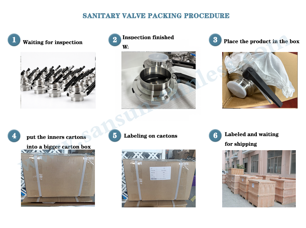 Welded Butterfly Valve with Black Trigger Handle Welded Butterfly Valve with Black Trigger Handle