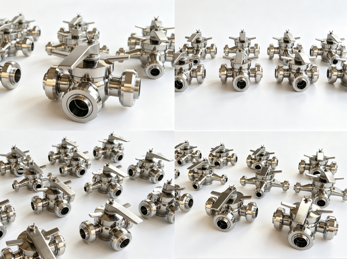 Union 3 way plug valve Union 3 way plug valve