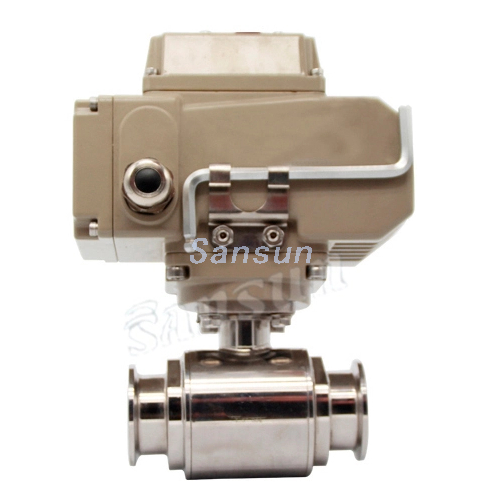Food Grade 1.5 inch Electric Actuated Ball Valve 