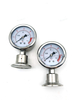 Stainless Steel Tri Clamp End Diaphragm Pressure Gauge 0-30psi