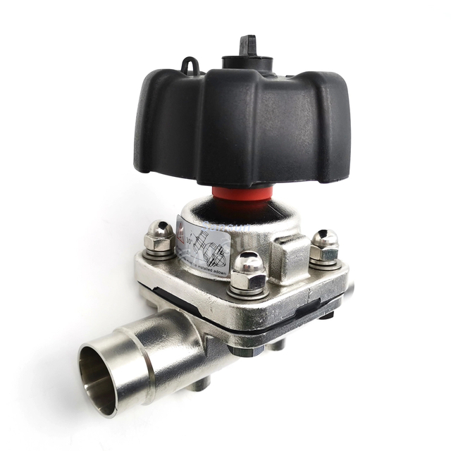 Hygienic Welding Diaphragm Valve stainless steel Valve