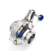 Sanitary tri clamp Butterfly Type Ball Valve
