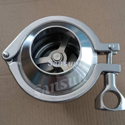 Sanitary Non Return Welded End Spring Check Valve