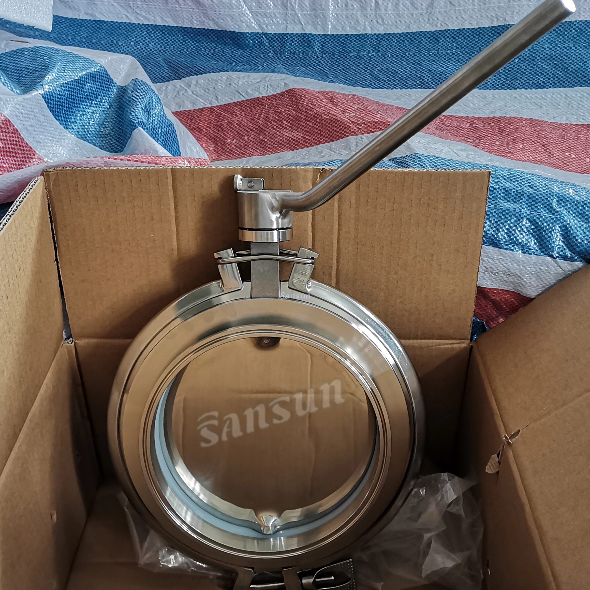 Pharma Hygienic Stainless Steel Powder Butterfly Valve