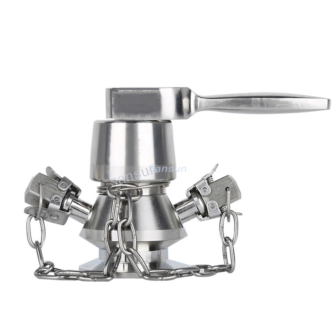 Sanitary Stainless Steel Clamped End Aseptic Sample Valve