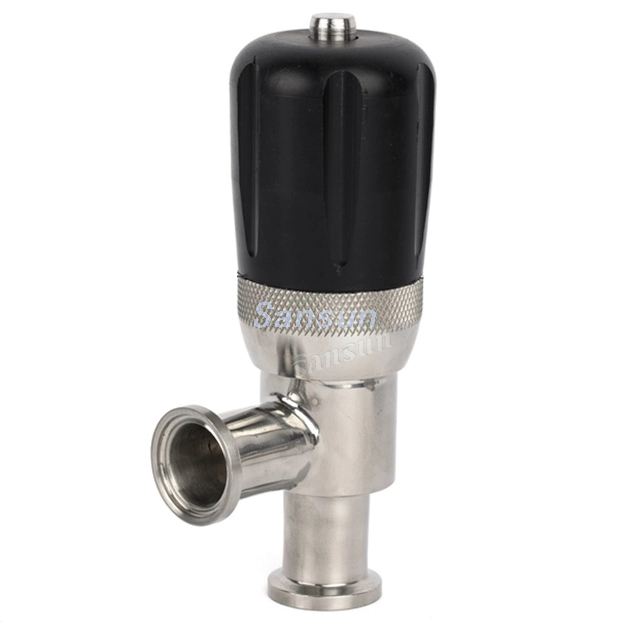 Sanitary Mini Tank Safety Valve With Tri-Clamp End