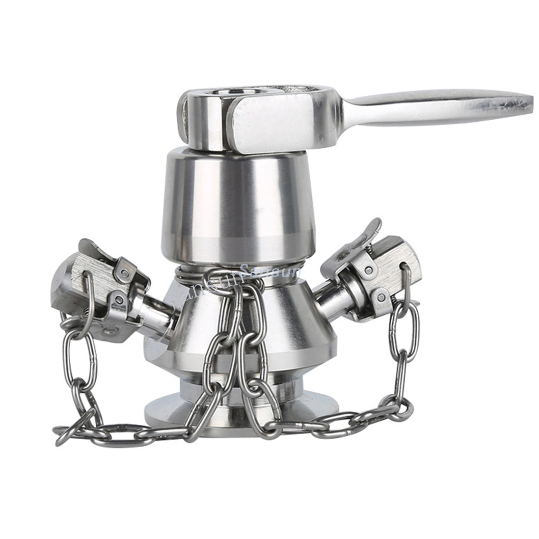 Sanitary Stainless Steel Clamped End Aseptic Sample Valve