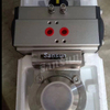 Sanitary Aluminium Actuator Automatic Butterfly Valve Double Acting