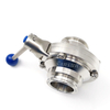 Sanitary tri clamp Butterfly Type Ball Valve