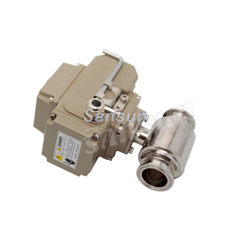 Food Grade 1.5 inch Electric Actuated Ball Valve 