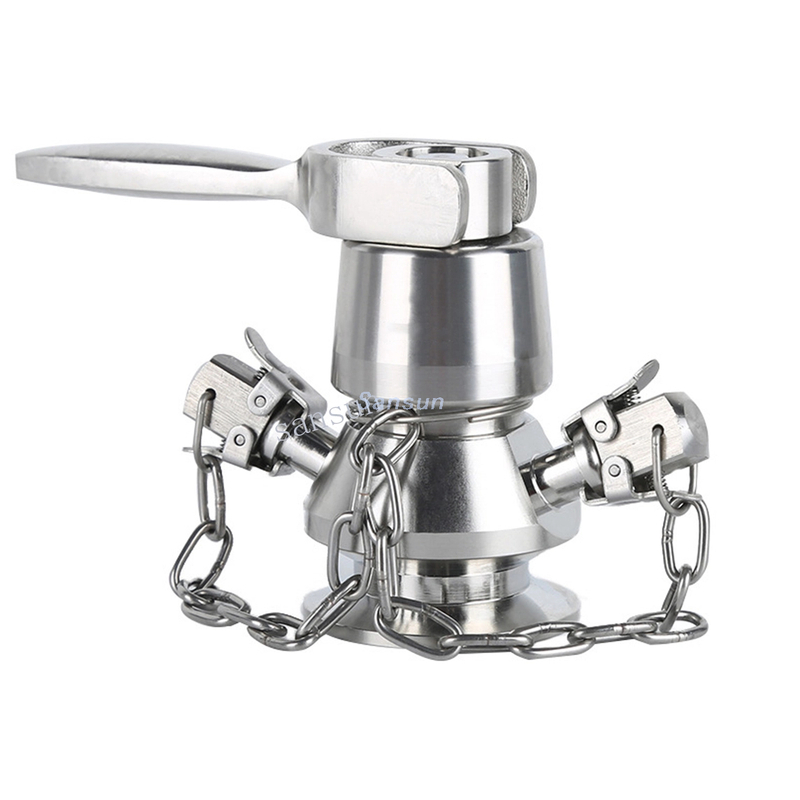 Sanitary Stainless Steel Clamped End Aseptic Sample Valve
