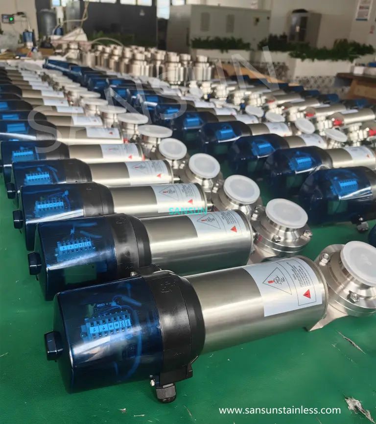 Pneumatic Butterfly Valve with Positioner