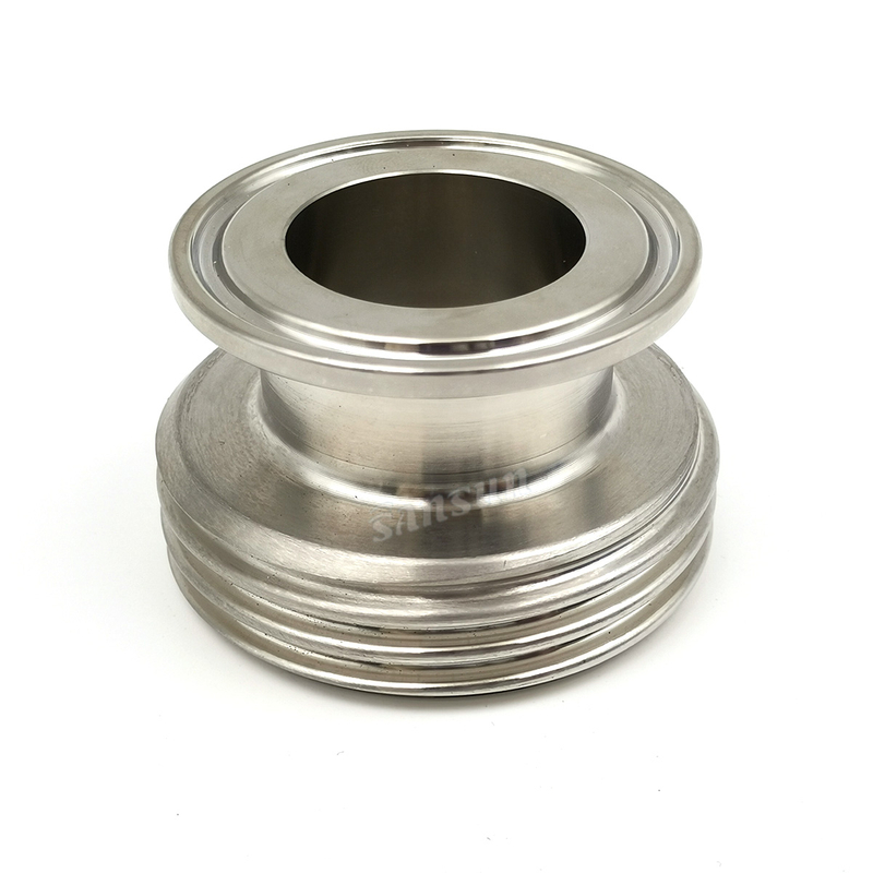 1.5" Tri Clamp Compatible to 1 1/4" SMS Male Adapter