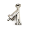 Sanitary Stainless Steel Male Thread Y Type Filter Housing