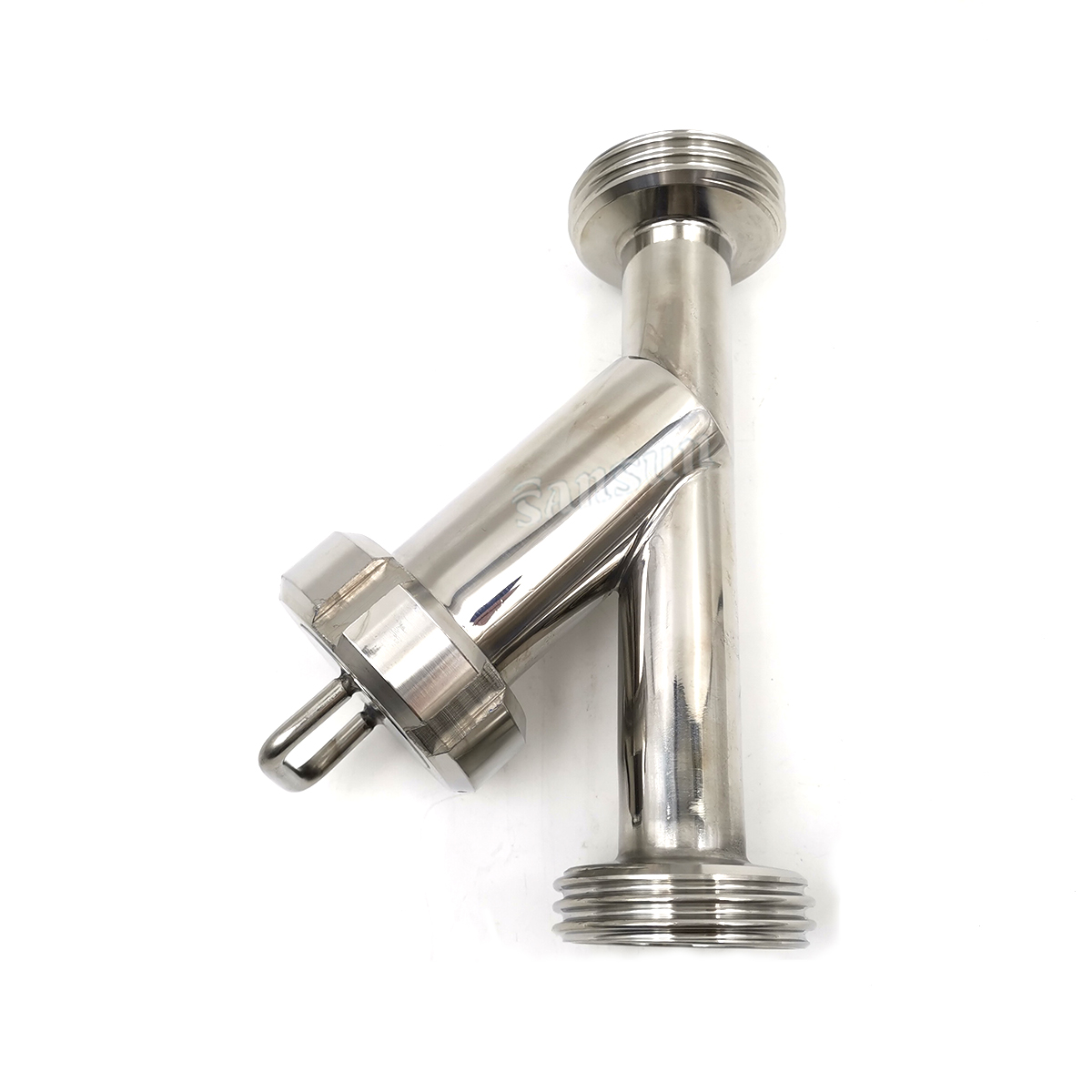 Sanitary Stainless Steel Male Thread Y Type Filter Housing