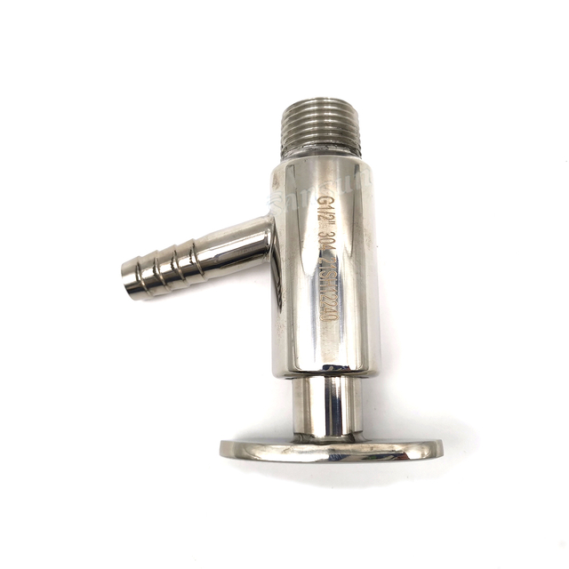 1/2" BSP Stainless Steel Male Thread Sampling Valve