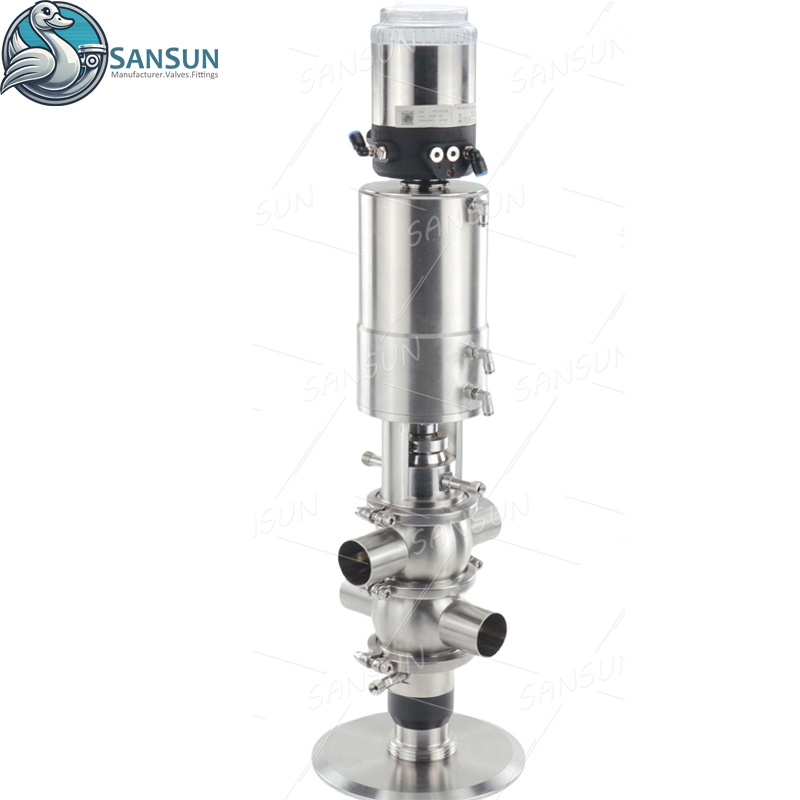 Double seat Valve with C-top AS-I Bus communication