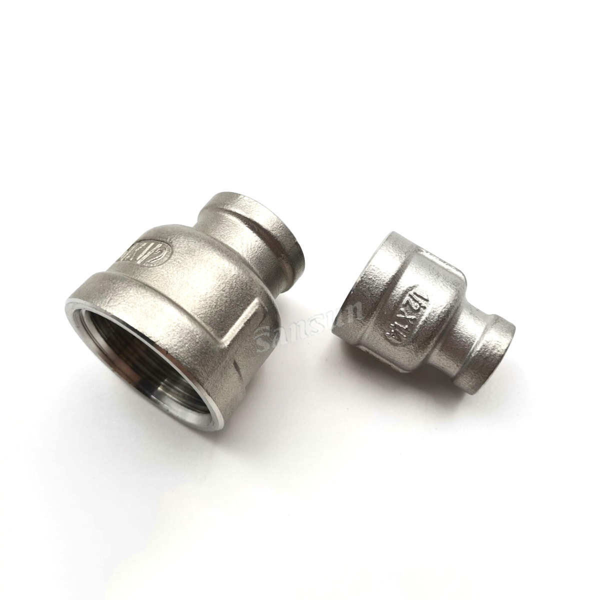 304 Stainless Steel NPT BSP Female Reducing Socket 