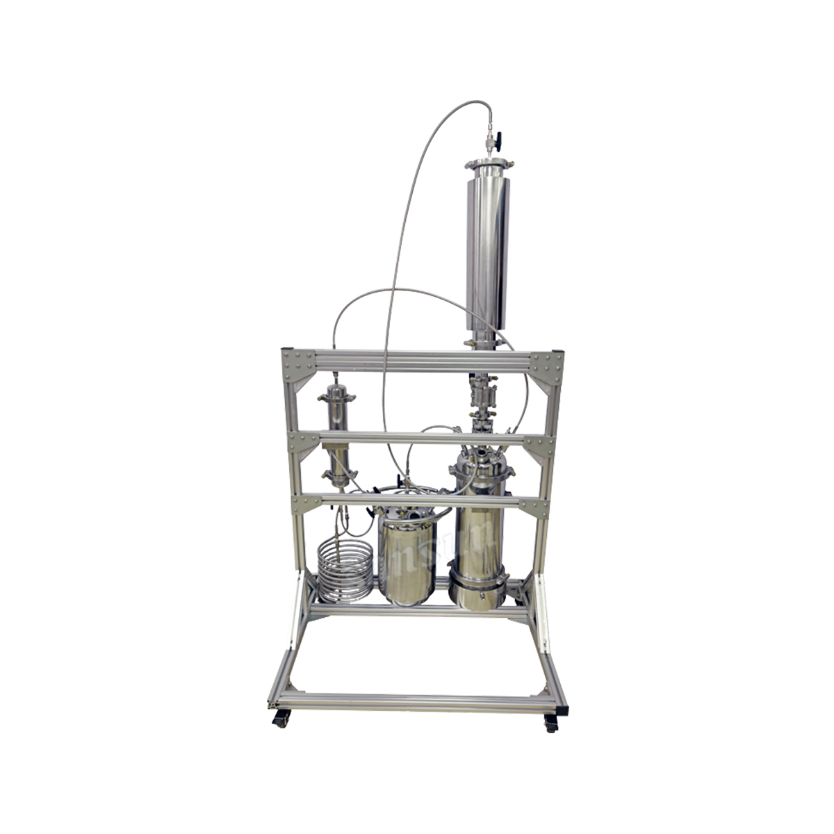 High Performance Jackted Dewax Column BHO Closed Loop Extractor with Rack 5lbs