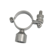 Round Sanitary Pipe Holder Support Female ends