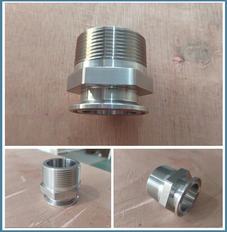 21MP Male NPT Clamp Adapter