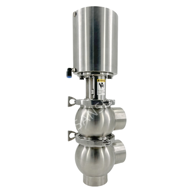 Sanitary Pneumatic Divert Seat Valve