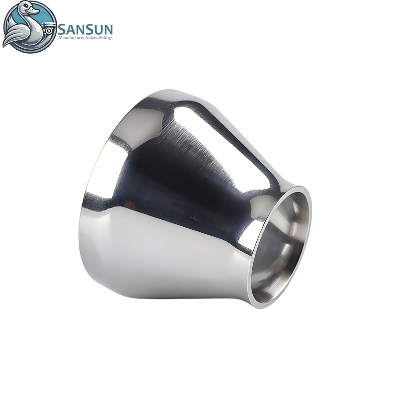 Data Center Liquid Cooling Solutions 316L Stainless Steel Welded Concentric Reducer Straight Ends