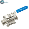 Stainless Steel 316L 3-Piece Tri-Clamp Manual Ball Valve for Data Center Liquid Cooling