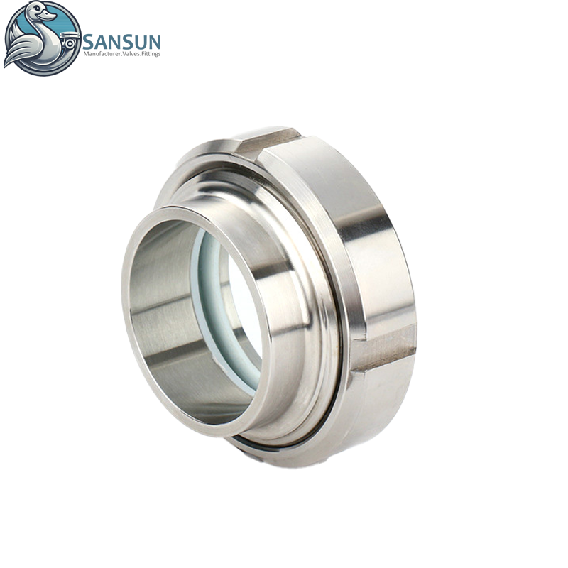 Data Center Liquid Cooling Systems 316L Stainless Steel Union Type Sight Glass