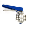 Stainless Steel Clamp Butterfly Valve TC End 