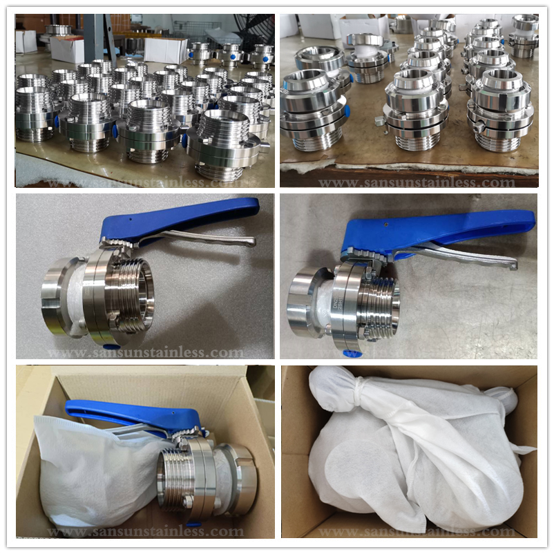 Male Nut Butterfly Valve
