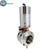 Data Center Liquid Cooling Systems 316L Pneumatic Mixproof Butterfly Valves