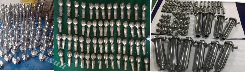 Professional Manufacturer of Sanitary Stainless Steel Cleaning Ball