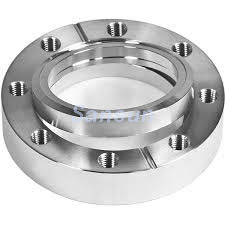 Stainless Steel CF Rotatable Bored Blank Tapped Flange vacuum fittings