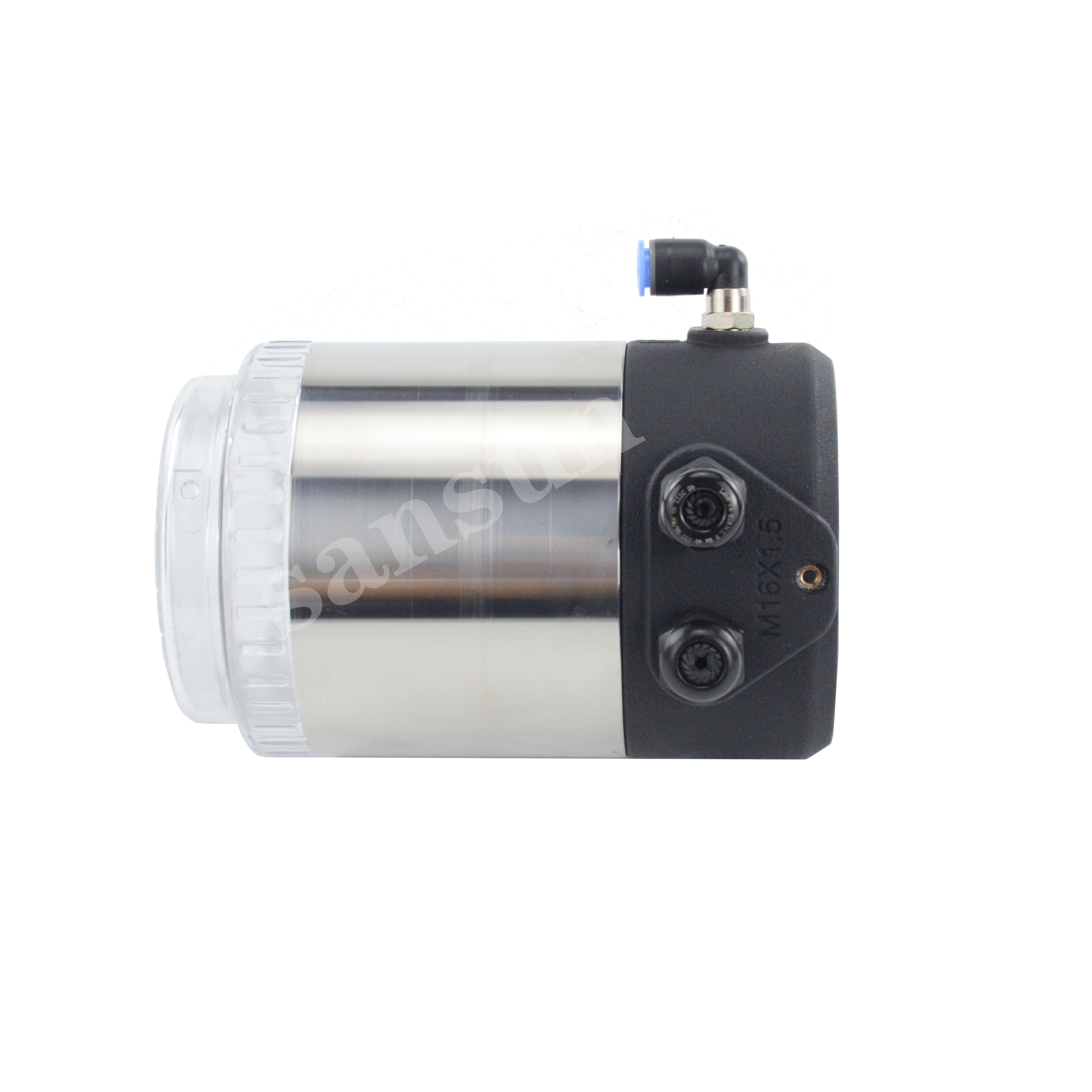 Sanitary flow valve top control unit with ASI bus version output 24V 4-20mA