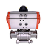 Stainless Steel Pneumatic Actuated 3 Piece Ball Valve