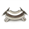 Sanitary Stainless Steel Heating Jacketed Tri Clover 90 degree Elbow