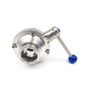 Sanitary Manual Clamped Butterfly Type Ball Valve