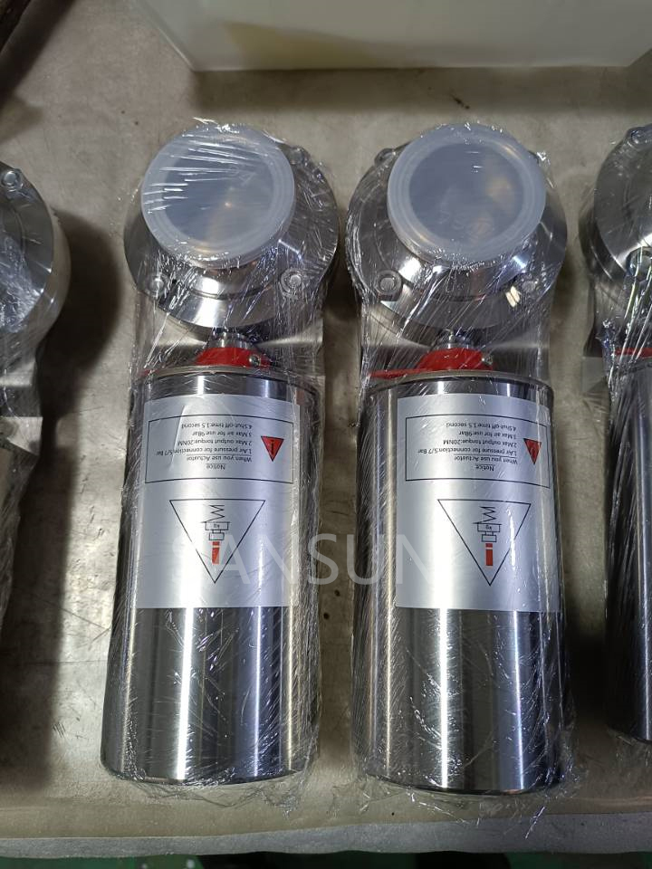 clamp pneumatic butterfly valve