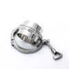 Hygienic triclamp union with clamp ferrule for beer