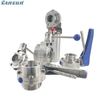 Butt weld single acting pneumatic operated sanitary butterfly valve