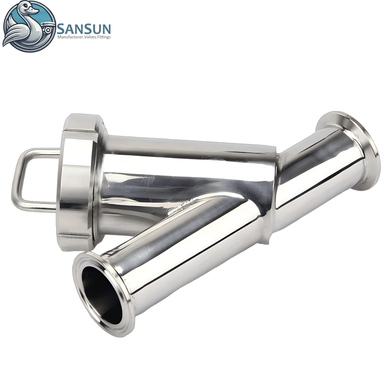 316L Y Type Tri-Clamp Filter for Data Center Liquid Cooling Systems