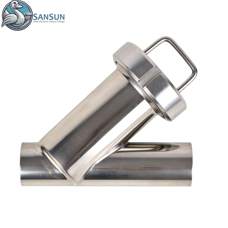 Data Center Liquid Cooling 304 Stainless Steel Y Type Welded Filter