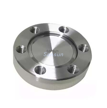 Stainless Steel CF Blank Tapped Flange Vacuum Fittings