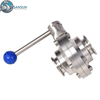 Manual Sanitary Tri-Clamp Butterfly Valve for Data Center Liquid Cooling