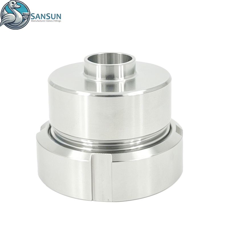 Sanitary Stainless Steel Welded Union Check Valve Non-Return Valve for Data Center Liquid Cooling