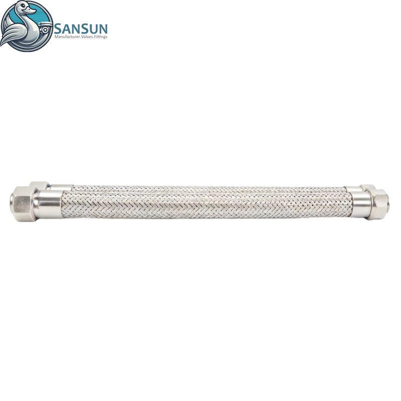 Data Center Liquid Cooling Systems Stainless Steel Woven Mesh Corrugated Pipe