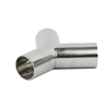 3A Stainless Steel Sanitary Butt Weld Y-type Tee